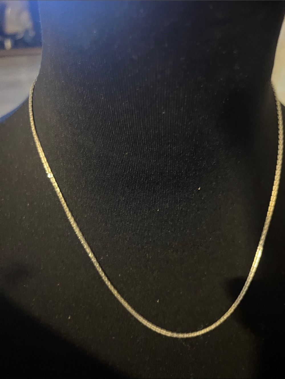 Delicate Gold 18k gold filled Women's Box Chain Necklace
